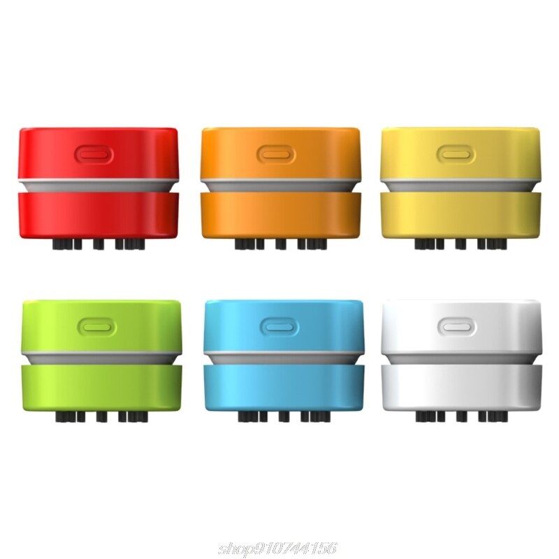 Desktop Sweeper Robot Vacuum Cleaner for Computer Keyboard Paper Eraser Scraps Pencil Shaving D17 20