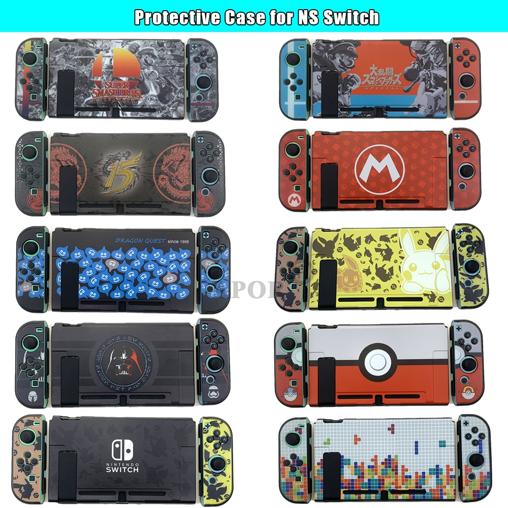 For Nintend Switch Console PC Case Protective Housing Shell Dockable Cover for Nintendo Switch Game Accessories