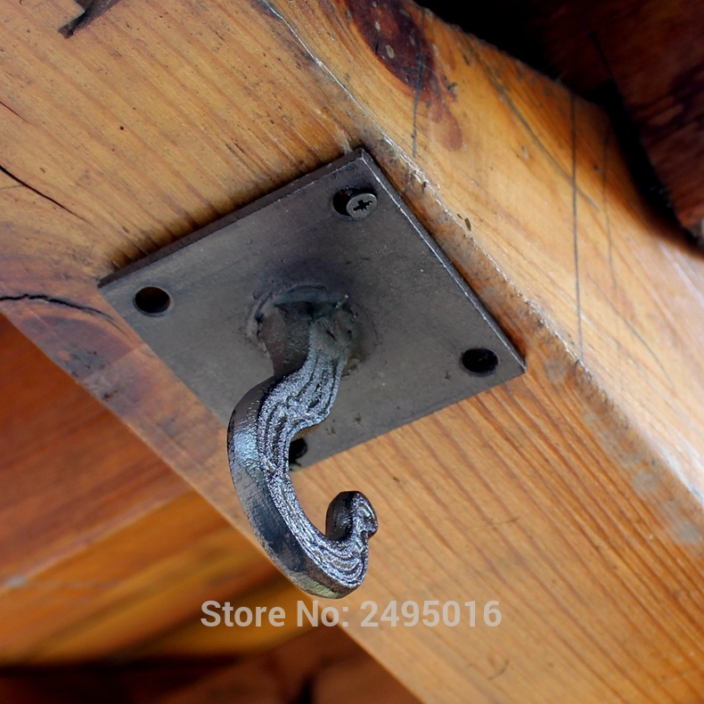 cast iron hook Ceiling Hook decorative Hook house decor for home