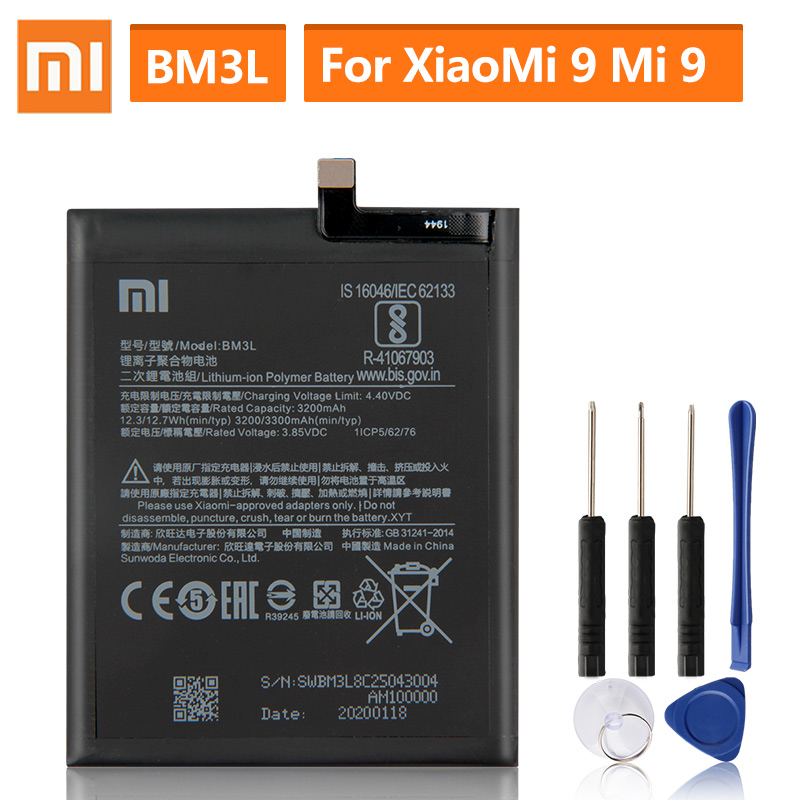Originele Batterij BM47 Voor Xiaomi Redmi 3 3S 3X 4X Redmi3 Pro Redmi Opmerking 4 4X Pro BN41 Xiaomi 9 M9 Mi9 BM3L Mi5s Mi 5S BM36: BM3L-Mi9