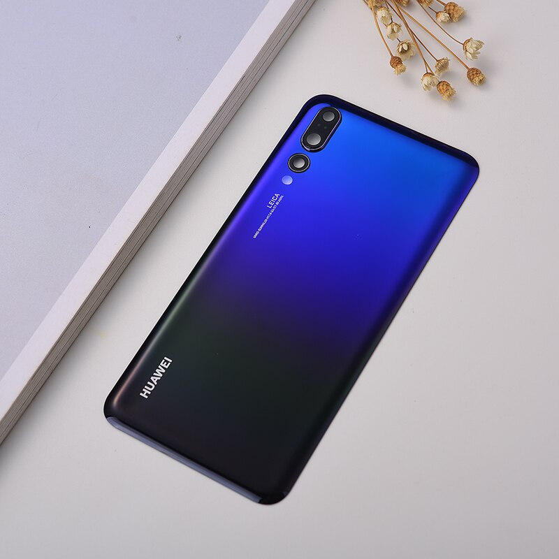 Back Glass Cover Voor Huawei P20 Pro Achter Deur Behuizing Beschermende Panel Case Voor Huawei P20 P 20 Batterij Shell met Camera Lens