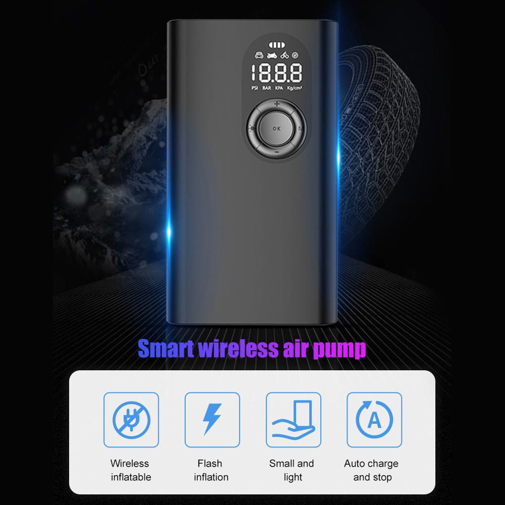 Protable Electric Car Air Compressor Car Air Pump Mini Tire Inflator Auto Tyre Pumb High Pressure Tire Air Inflator Pump