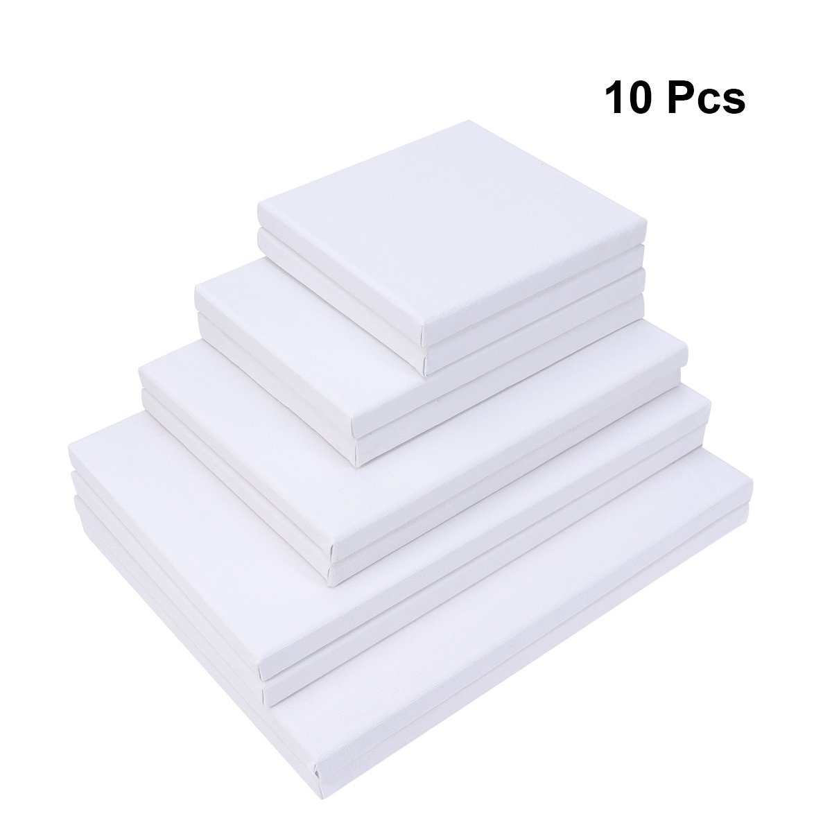 10PCS Wood Painting Frame Cotton White Stretched Canvas Frame for Drawing Painting DIY