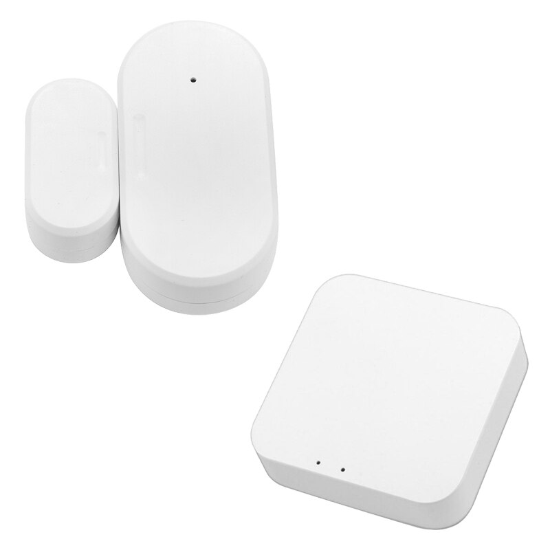 Tuya Smart Wifi Deur Sensor Deur Open/Gesloten Detectoren Magnetische Schakelaar Raam Sensor Home Security Alert Beveiliging Alarm: One Set