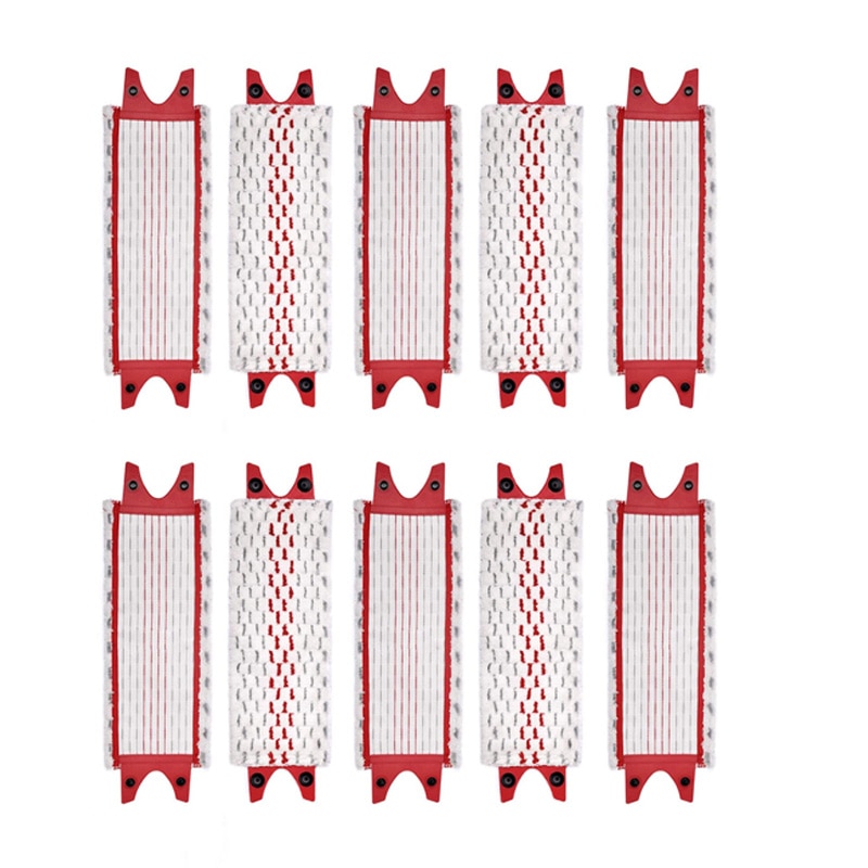 10 Stks/partij Microvezel Floor Mop Pads Vervanging Voor Vileda Ultramax Mop, Platte Mop Doek