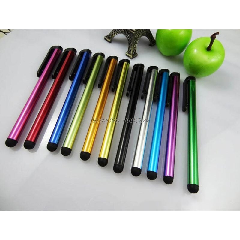 Clip Universal Soft Head For Phone Tablet Durable Stylus Pen Capacitive Pencil Touch Screen Pen