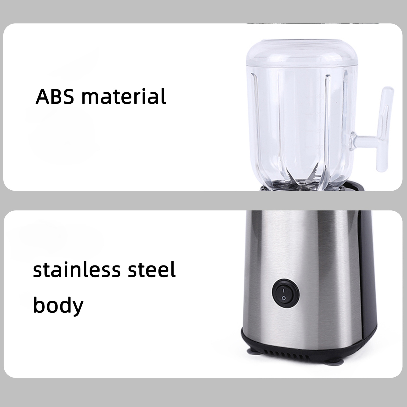 1800W 4-in-1 Multifunction Blender Mixer Juicer High Power Food Processor Ice Smoothie Bar Grinding Machine EU Plug