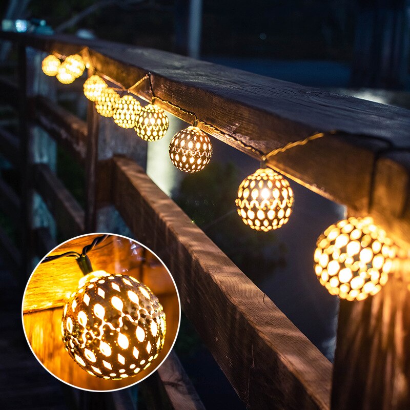 Solar- Marokkanische Lichterkette