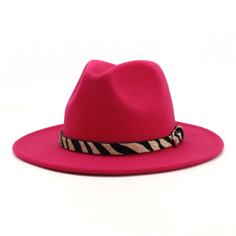 Imiterad yllefilt fedorahattar jazzhatt för herrfilt vid brätte fedora gamblerhatt streetwear filthattar för unisex