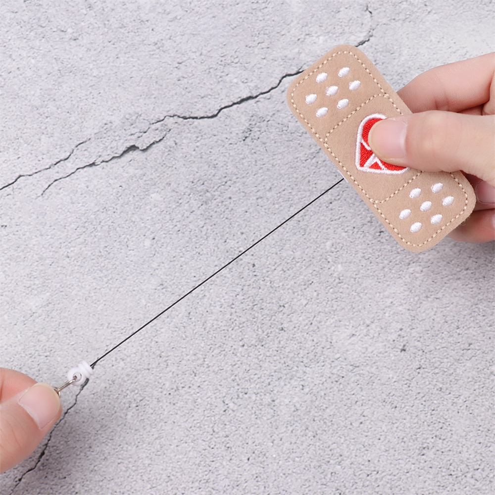 Bandage Stil Versenkbare Krankenschwester Tuch Abzeichen Reel Clip Nette Smiley Gesicht Studenten Ausweis Abzeichen Halter Anti- verloren Clip