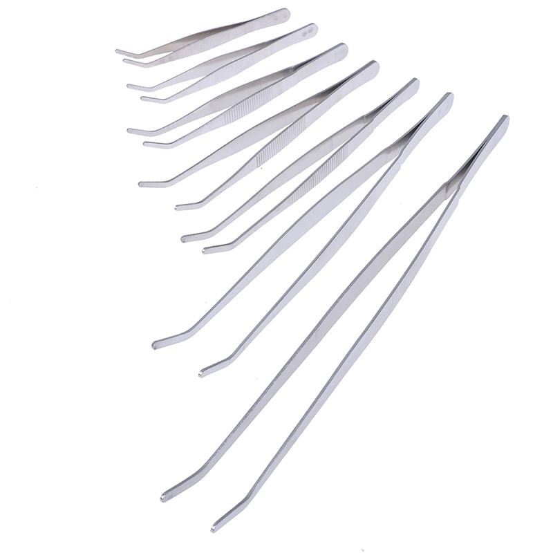 Edelstahl Aquarium Reinigung Werkzeug Ellbogen Pinzette Anti-statische Hand Werkzeug klar Clip Werkzeug 12.5/14cm/16cm/18cm/20cm/25cm/30cm