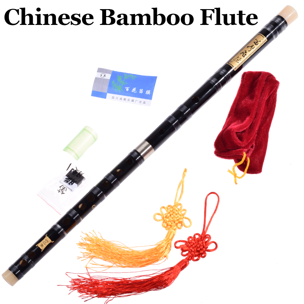 Instruments de Musique Chinois Flûte Traditionnelle en Bambou Dizi