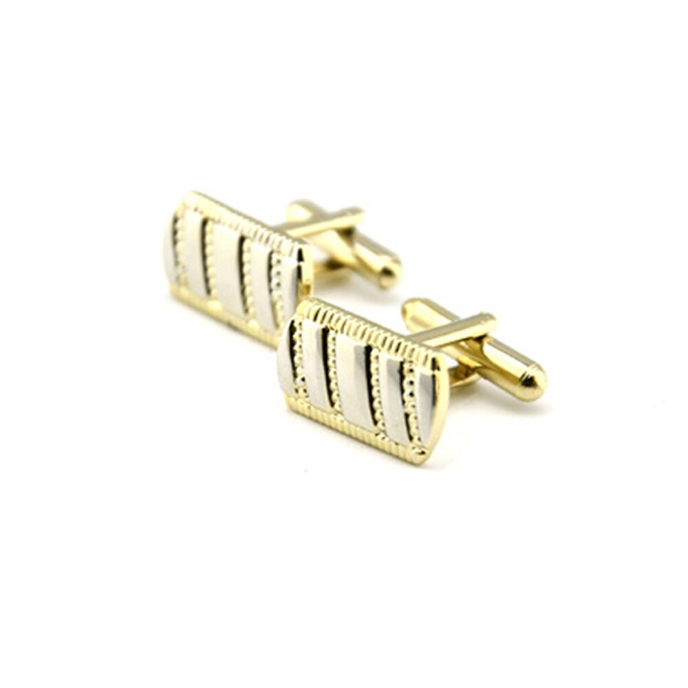 Herren Schmuck Manschettenknöpfe Formale Gold Silber Business Manschette Links Hochzeit Party: A32-Gold