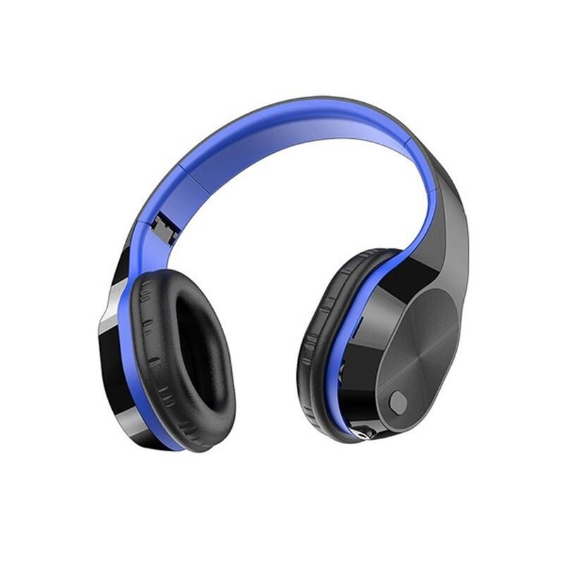 Wireless Headphones BT 5.0 HiFi Bluetooth Headset 9D Stereo Earphone With Transmitter Stick For TV Computer Phone: blue