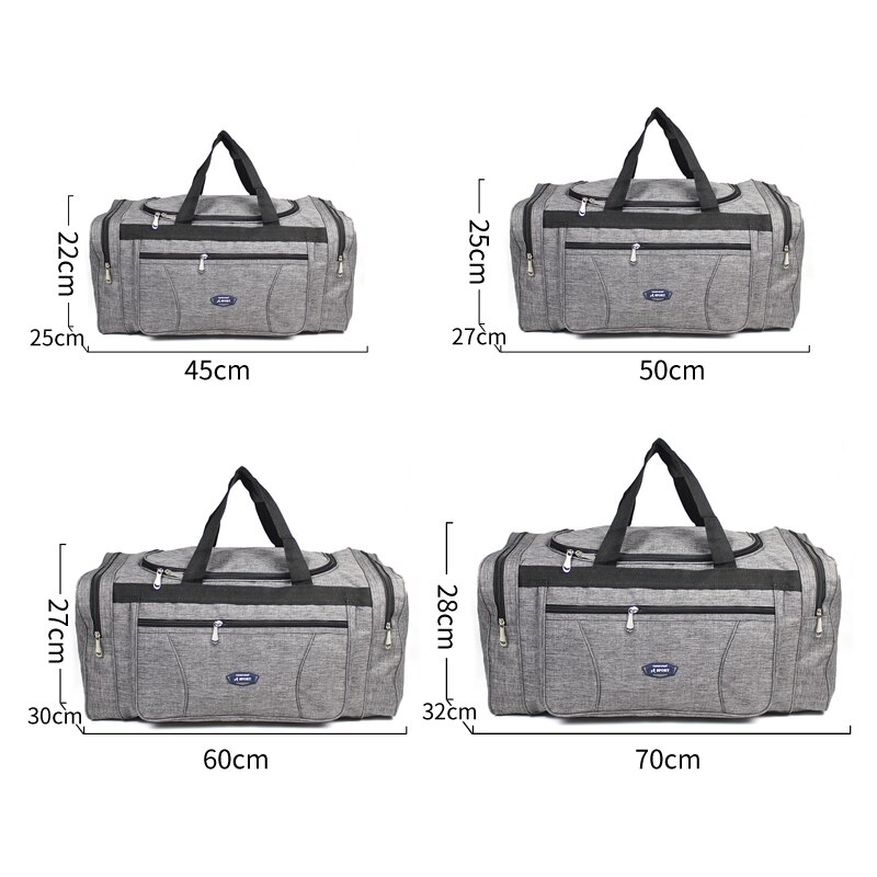 Women Men Oxford Travel Duffel Bag Carry on Luggage Bag Men Tote Large Capacity Weekender Gym Sport Holdall Overnight Bag ZL218