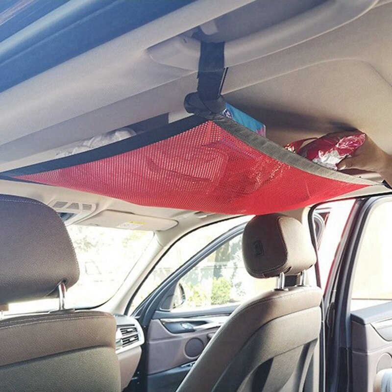 Mesh Trunk Car Organizer Net goods Universal Storage Rear Seat Back Stowing Tidying Auto Accessories Travel Pocket Bag Network