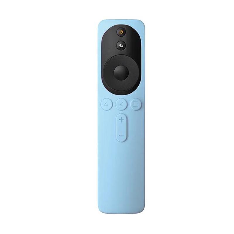 1Pc Remote Cases for Xiaomi 4a4c Voice Soft Silicone Protective Case for Mi Remote Rubber Cover for Xiaomi Remote Control TV Box: light blue