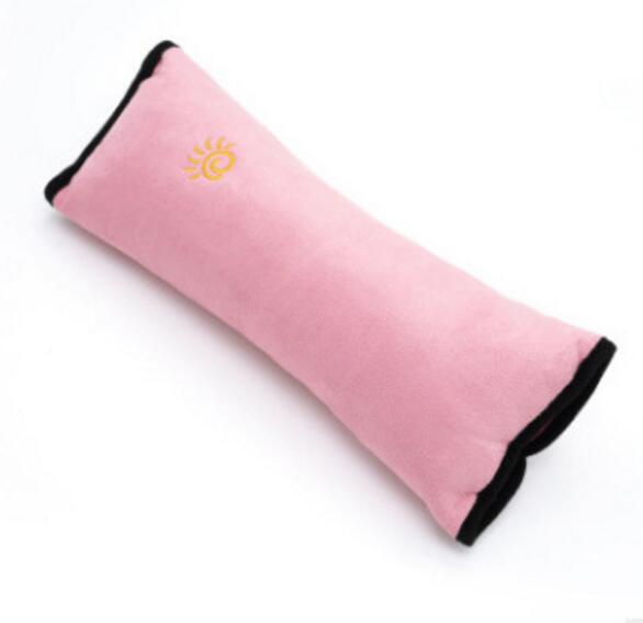Kid Auto Kussens Auto Veiligheid Seat Belt Voertuig Schouder Kussen Pad Kinderen Bescherming Ondersteuning Kussen Voor Kinderen Auto Kussen: Roze