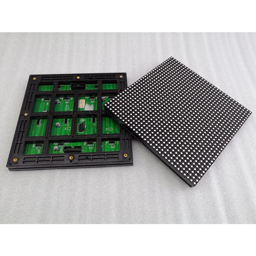 P6 Outdoor SMD RGB LED Display Module 192x192mm 32x32 Pixels High Brightness Advertising Full Color Panel