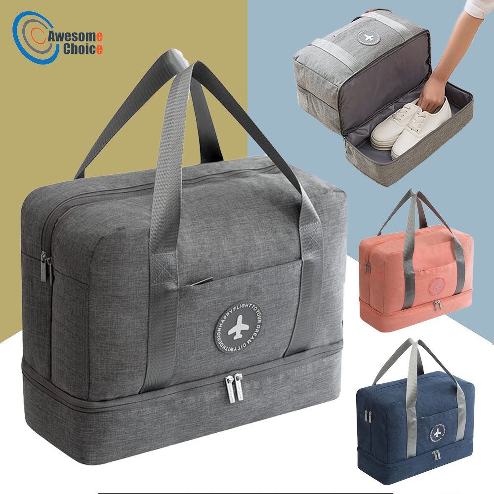 Bolsa de deporte de para hombre y mujer, bolsa de gimnasio de entrenamiento, almacenamiento de zapatos, bolso multifunción duradero, bolso de mano para deportes al aire libre