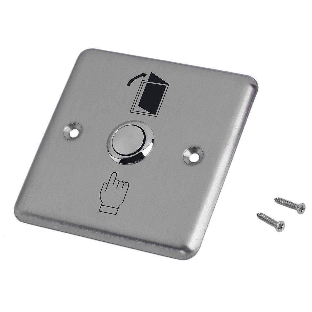 Wireless Switch Touch Panel Release Button Access Control Gate Opener Doorbell K14 Stainless Steel Door Exit Push Home