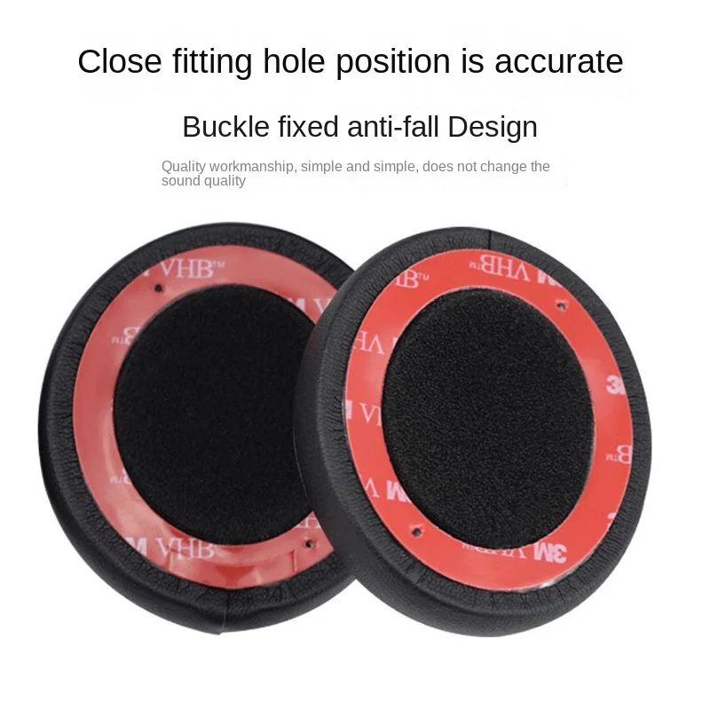 Vervangende Oorkussen Oorkussens Voor Solo 2 3 Draadloze Oorkussentjes Oordopjes Voor Beats Solo3 Draadloze Koptelefoon Oorkussens Zwart Printen