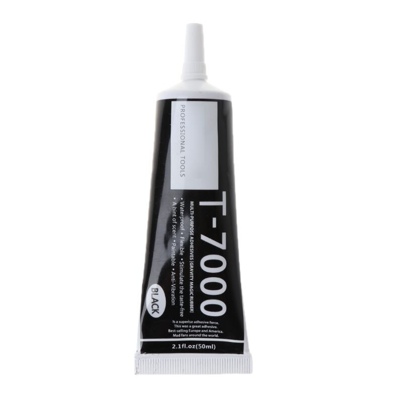Pegamento de reparación de pantalla de teléfono móvil de 50ml B7000/T7000 adhesivos DIY para parches de juguete: T7000-black