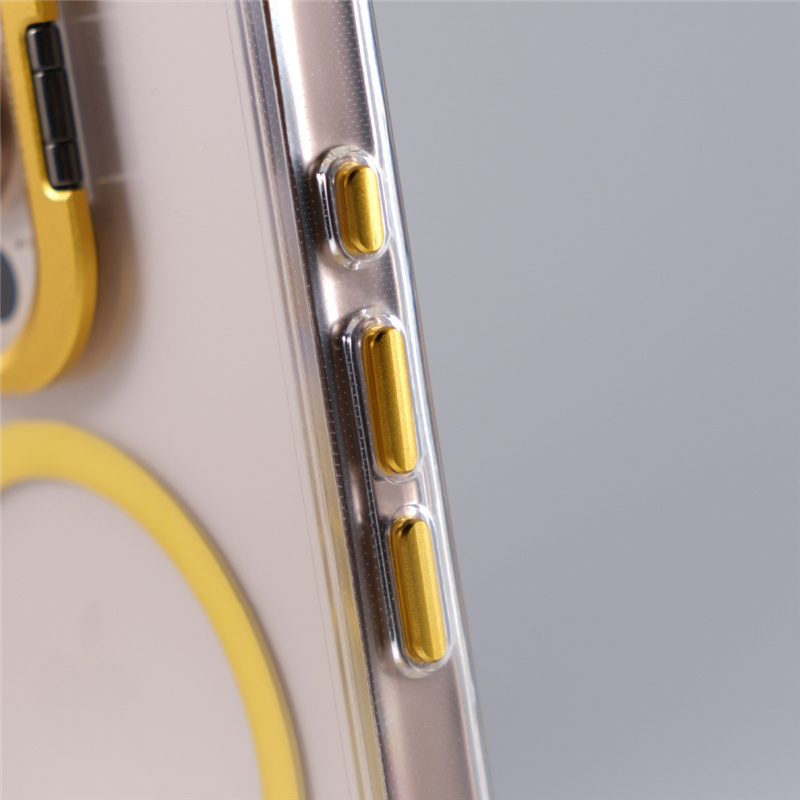 Luxe Lenshouder Clear Magsafe Telefoonhoesje Voor iPhone 16 15 14 15 Pro max Hoek Anti-val Schokbestendige Cover voor Draadloos Laden