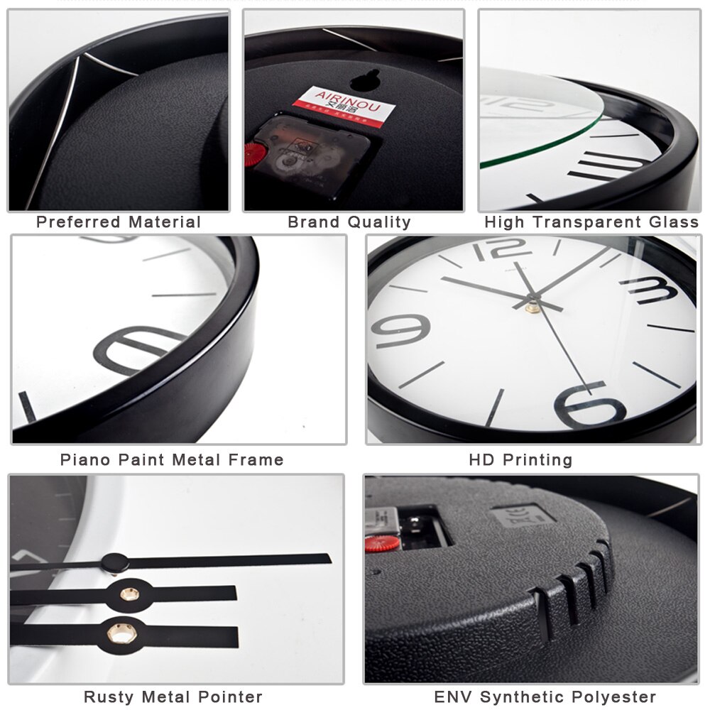 Horloge murale numérique pour Bus européen, décoration de salon, silencieuse, pour hôtel, Restaurant, ange