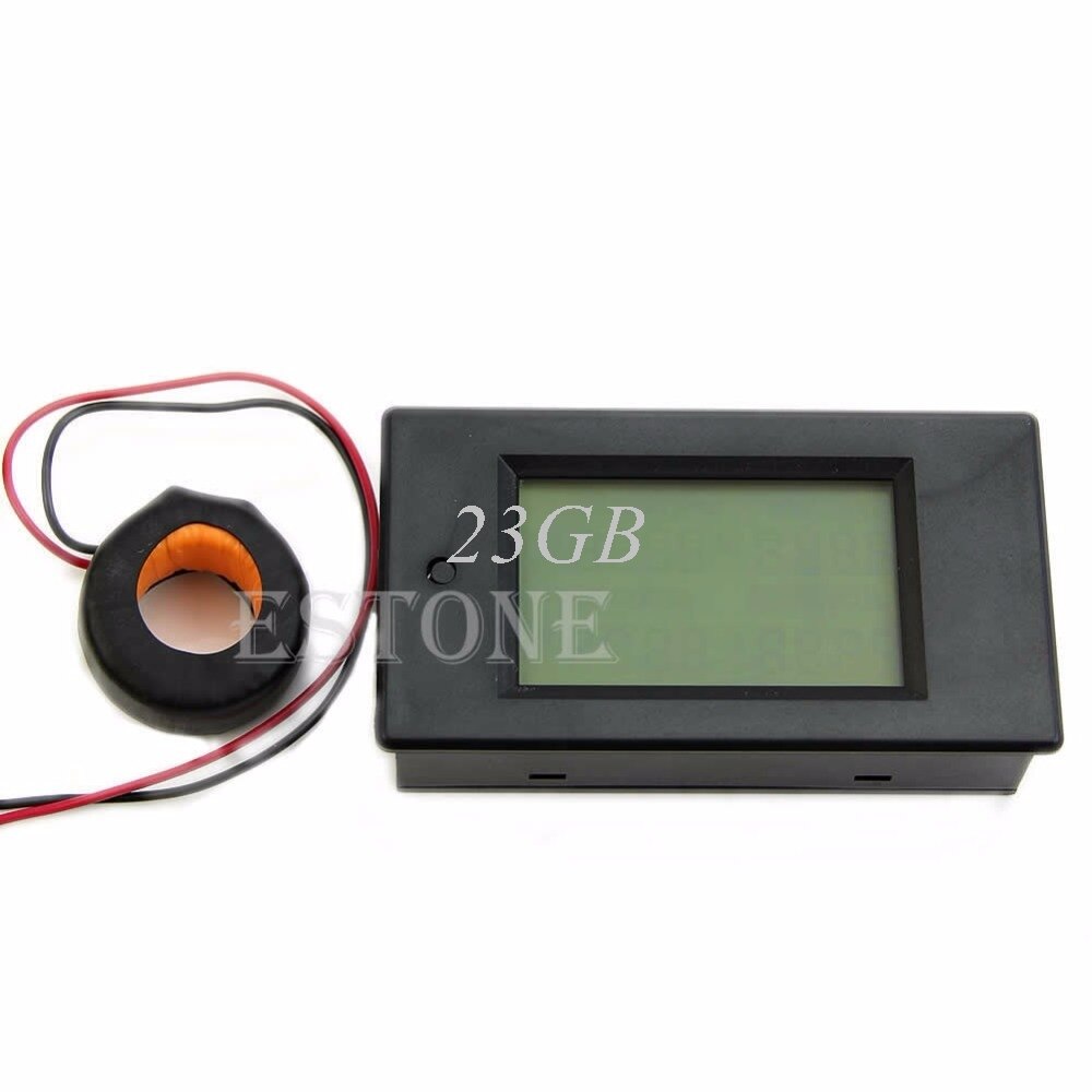 ¡NOVEDAD DE ! Voltímetro Digital LCD de voltaje y vatios amperímetro voltímetro AC 80-260V 100A APR05_17