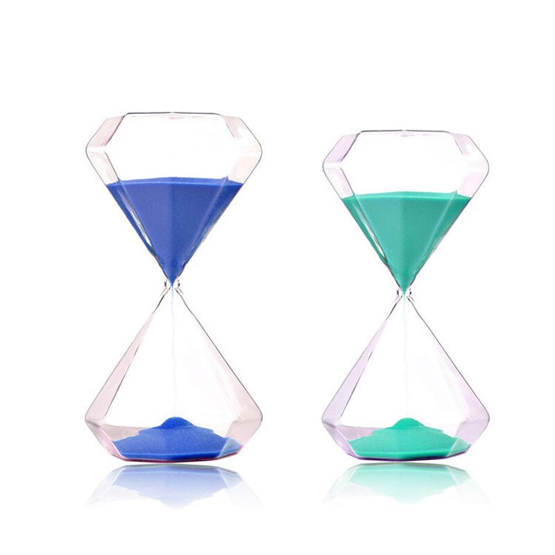 Grand 30 Minutes diamant sablier salon ameublement saint valentin sablier minuterie décoration ornements