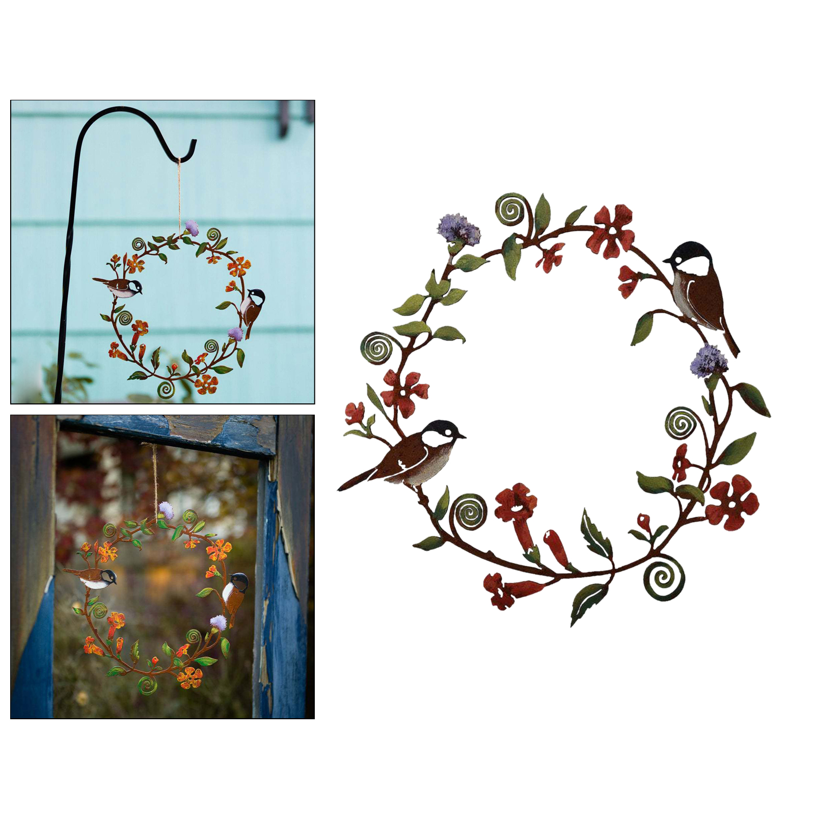 Metal Art Garland Decor for Entrance Door Wall ing Sculpture Decoration