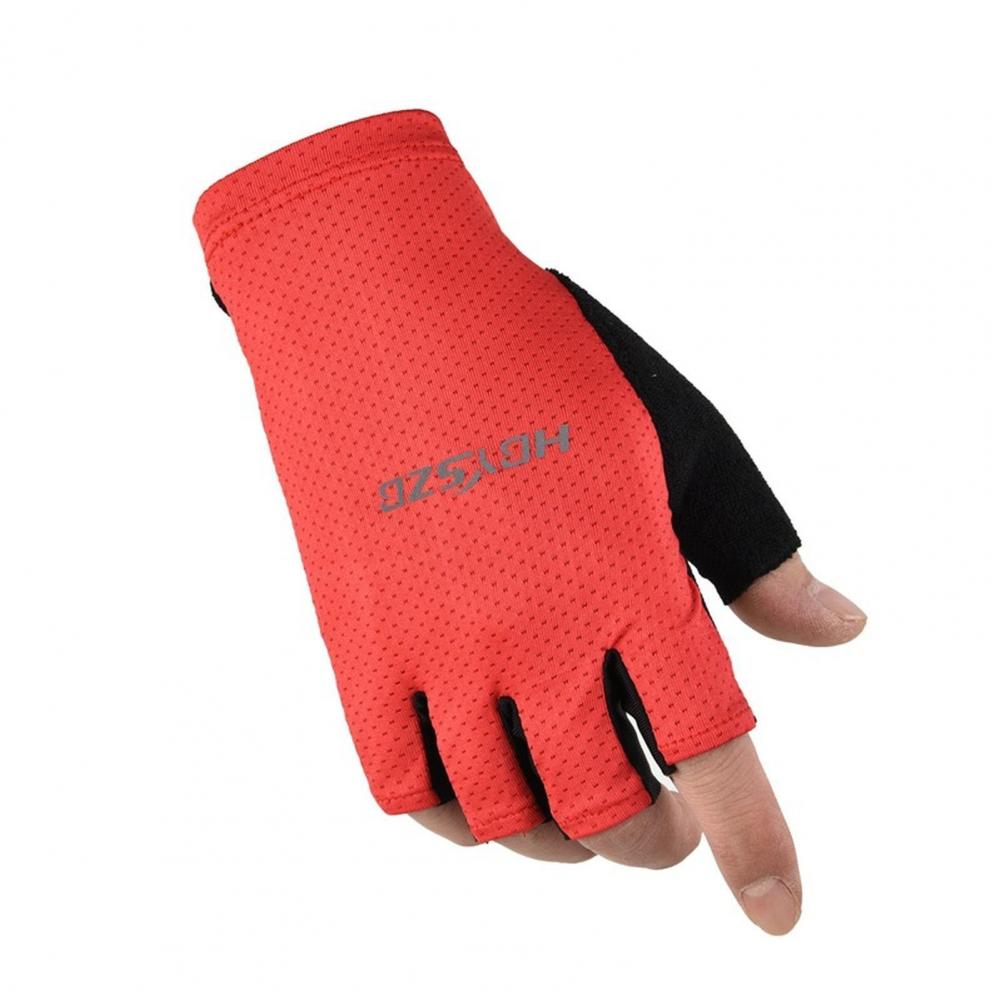 1 para rękawice rowerowe przeciwsłoneczna przeciwpoślizgowa siateczkowa tkanina Outdoor Fitness sportowy oddychające rękawice do jazdy na deskorolce luvas