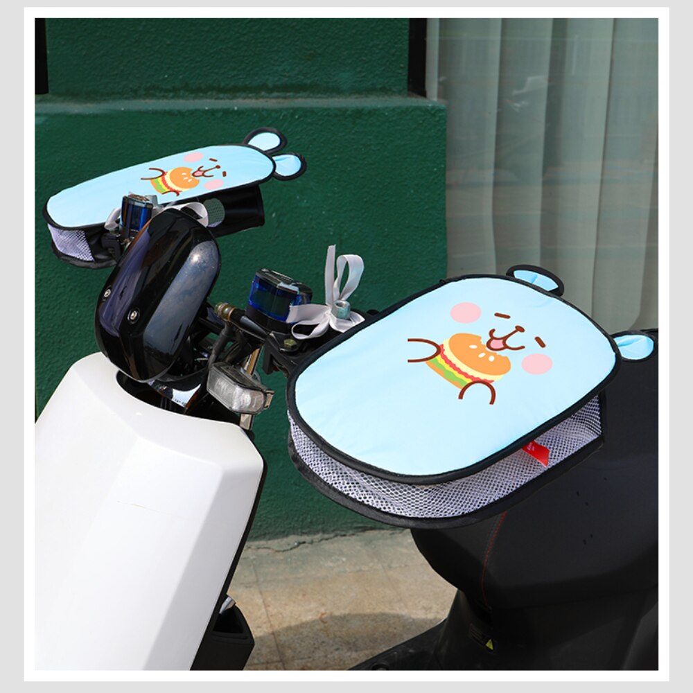 Couverture de guidon de moto, protection solaire, batterie étanche et résistante aux UV, gants de protection solaire pour véhicule électrique