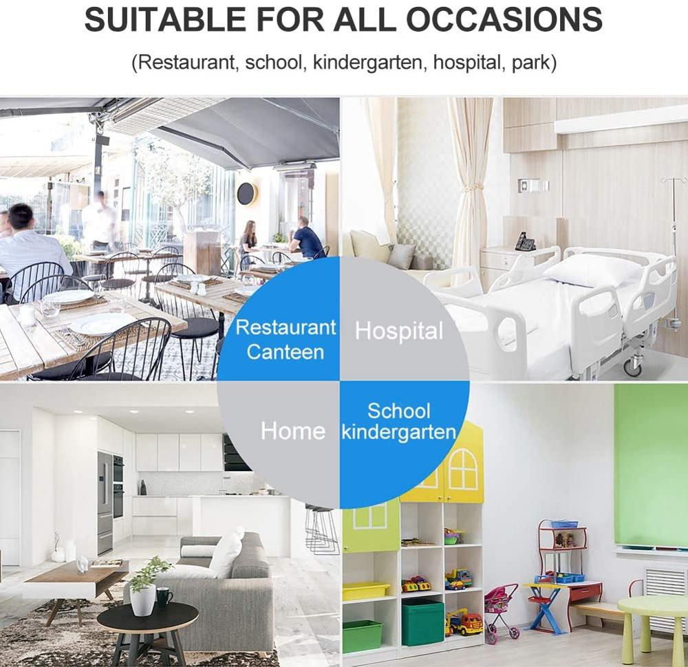 UV Light Sanitizer 38W UVC Disinfection Lamp Remote Control Germicidal Lamp Steriliser Light