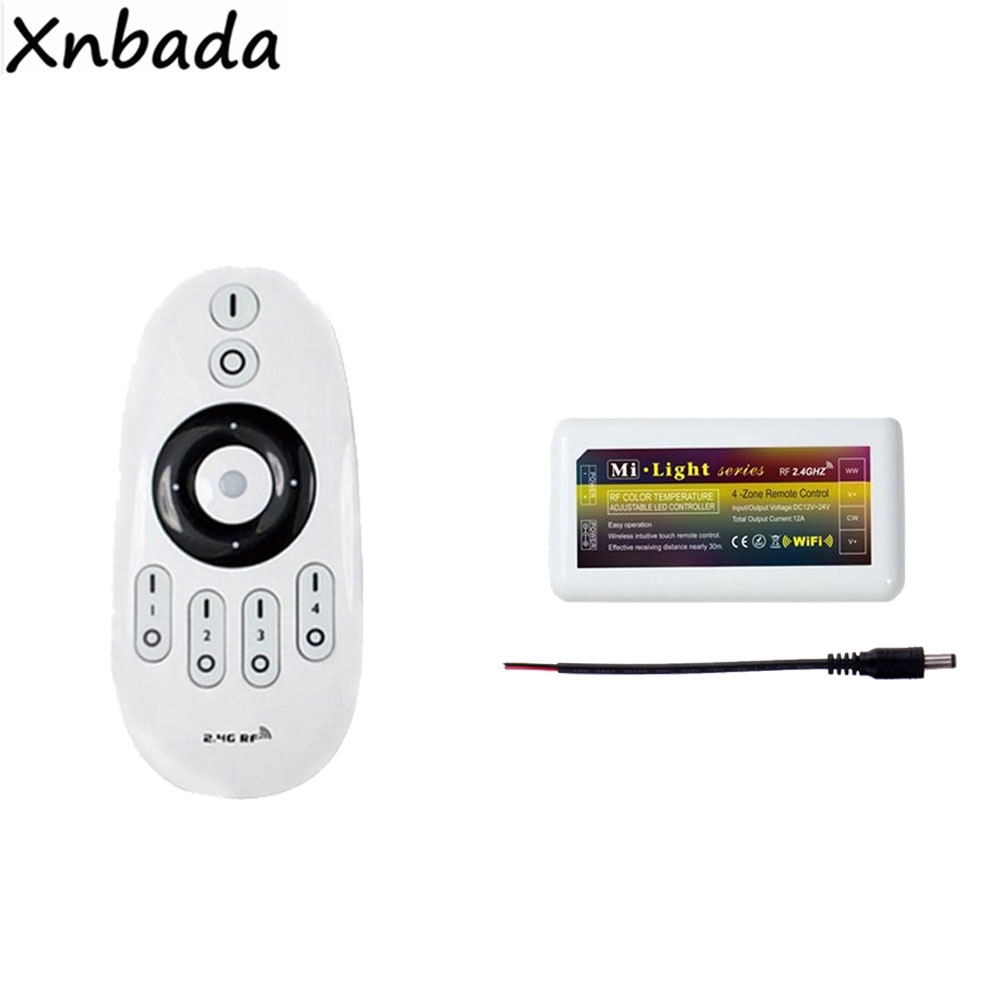 Milight FUT035 Led Dimmer Controller DC12-24V Miboxer 2.4G Draadloze Rf 4-Zone Touch Ct Afstandsbediening