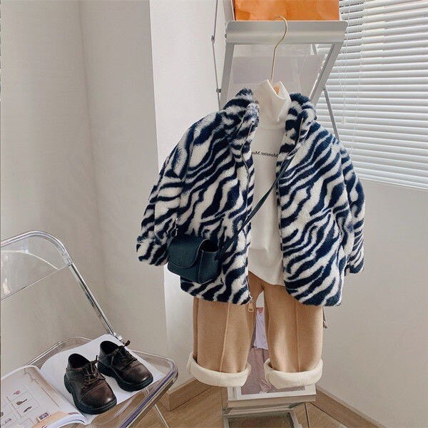 Jongen Jassen Fleece Zebra Kinderen Jassen Mode Kinderen Bovenkleding Lente Herfst 2022-019