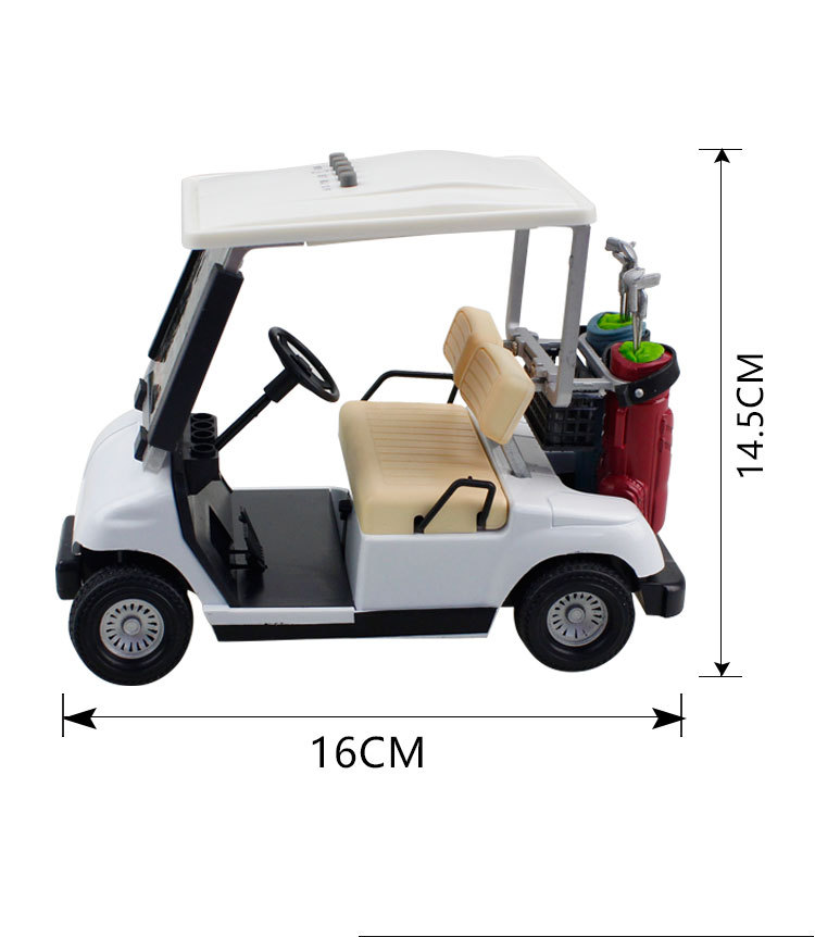 CRESTGOLF Mini Golf Warenkorb Wecker LCD Digital Datum Anzeige Perfekte Schreibtisch Dekoration Golf Zubehör
