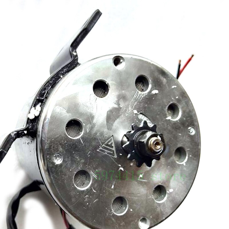 500W DC Motor 24V Electric Brushed Motor with Bracket for DIY Electric Scooter Bike 2500rpm Electric Motor