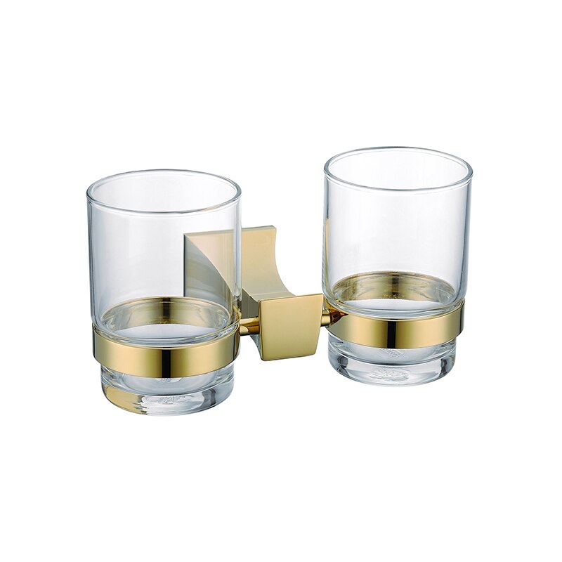 Gold Badezimmer Zubehör einstellen Wc Pinsel Halfter Papier Halfter Zauberstab Montiert Handtuch Riegel Gestell Seife Tasse Halfter Schlecht Hardware-