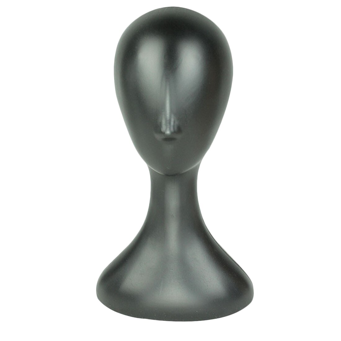1pcs Female Plastic Mannequin Manikin Head Model Wig Glasses Hat Display Stand Health Wig Display Head Model Head: Black