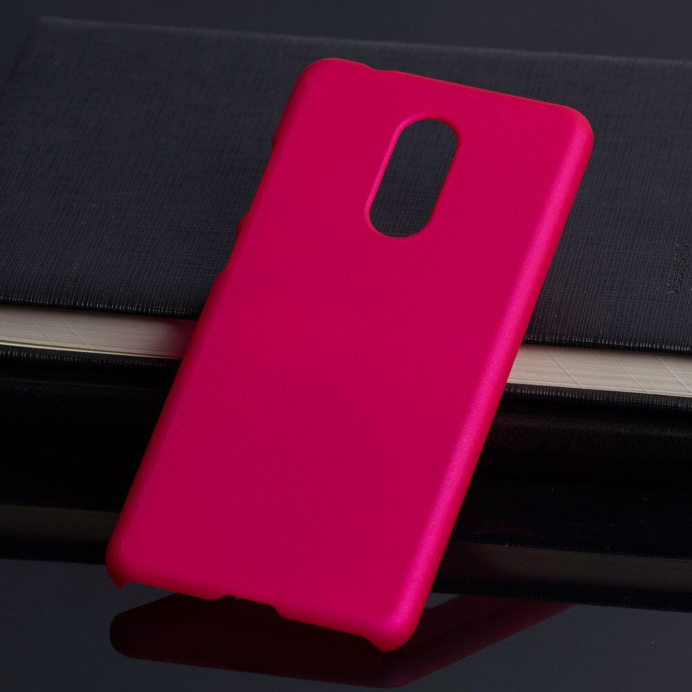 Matte Plastic Coque Cover 5.7For Xiaomi Redmi 5 Case For Xiaomi Redmi 5 Redmi5 Phone Back Coque Cover Case: Rose Red