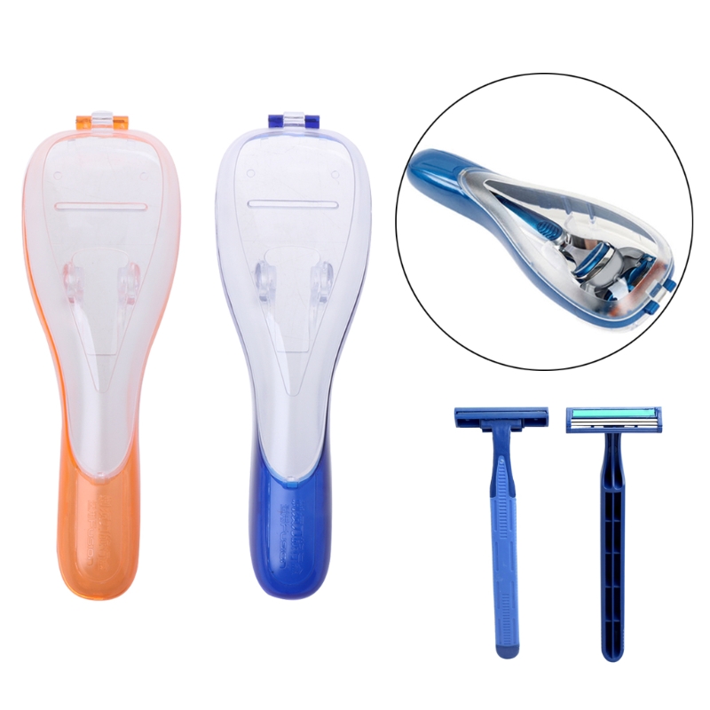 Boîte porte-lames de rasoir de voyage Portable, 1 pièce, étui pour rasoir pour hommes et femmes, accessoires de rangement, organisateur de salle de bain