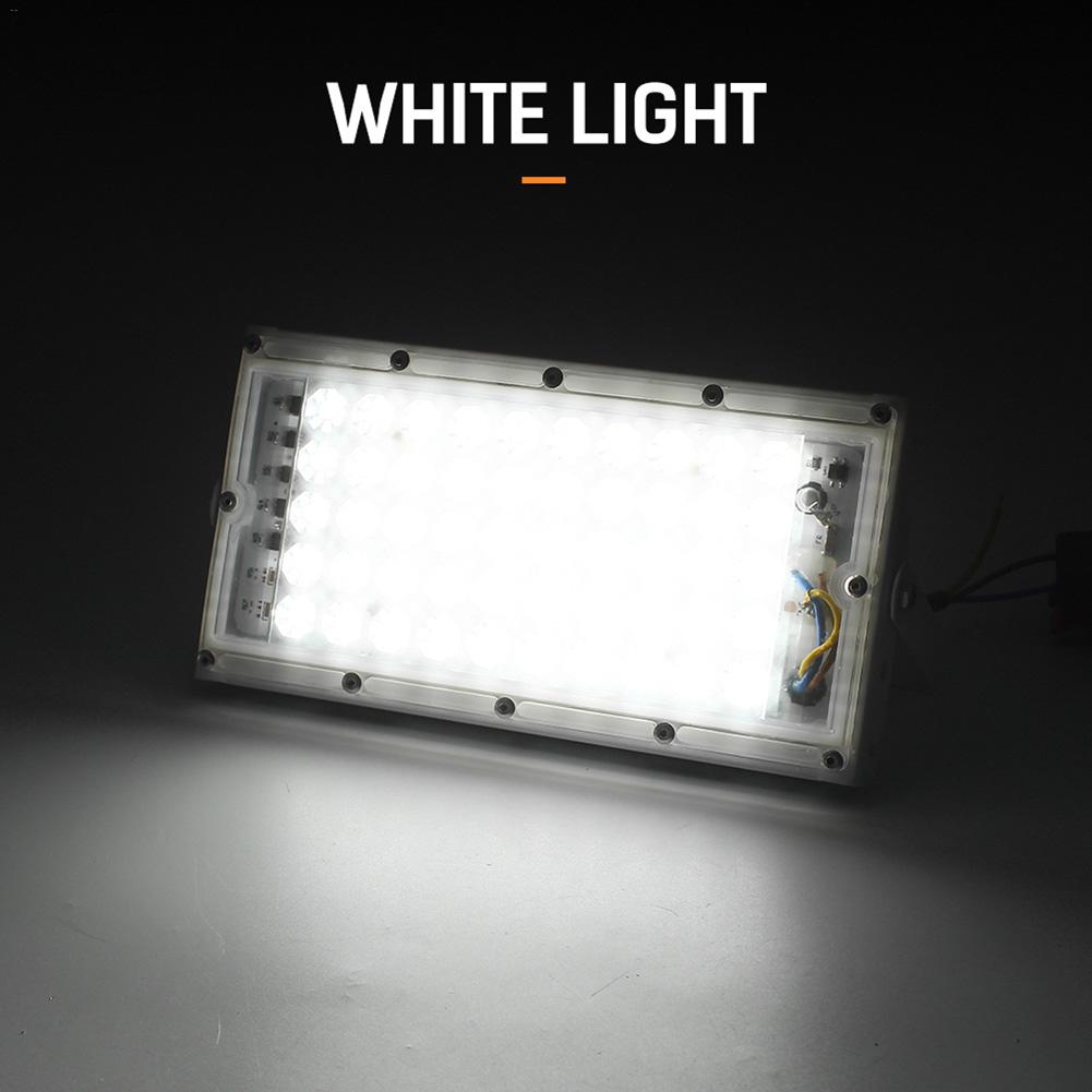 ledet flomlys 50w vanntette  ip66 utendørs ledet reflektorlys hagelampe  dc 12v spotlights gatebelysning sikkerhetslys