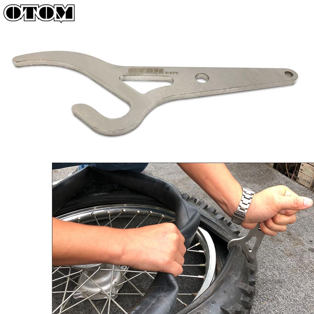 OTOM Motorcycle Tire Changer Repair Tool Hand Install Removal Wrench Bead Lifter For CRF KXF RMZ YZF KTM Universal Accessories