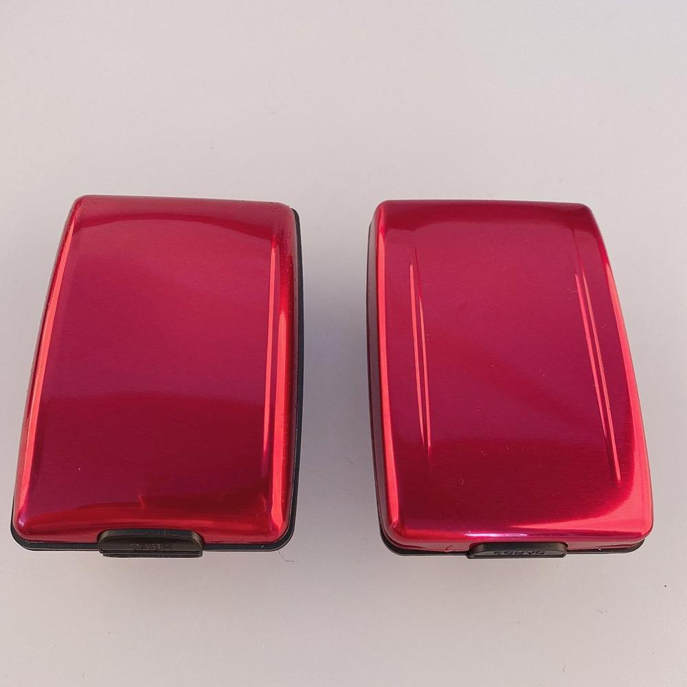 Simple Style RFID Multifunctional Light and Strong Aluminum Security Wallet RFID Non-scan Metal Wallet