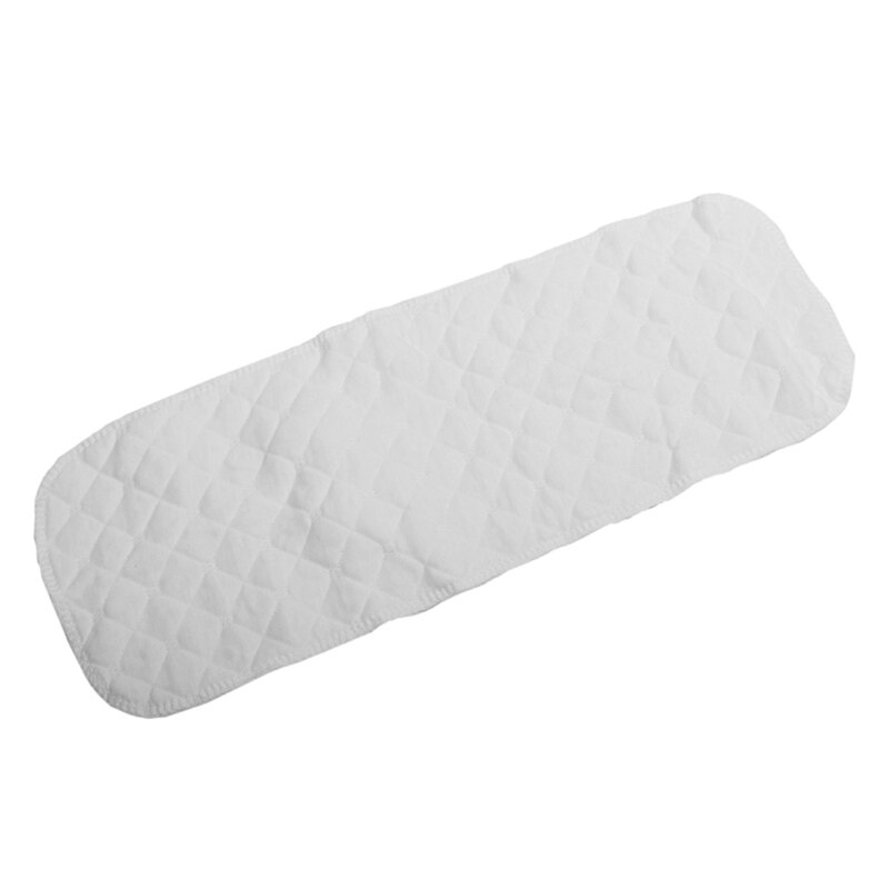 Reusable Soft Baby Diapers Cloth Diaper Inserts 3 Layers 100% Cotton Washable White: Default Title