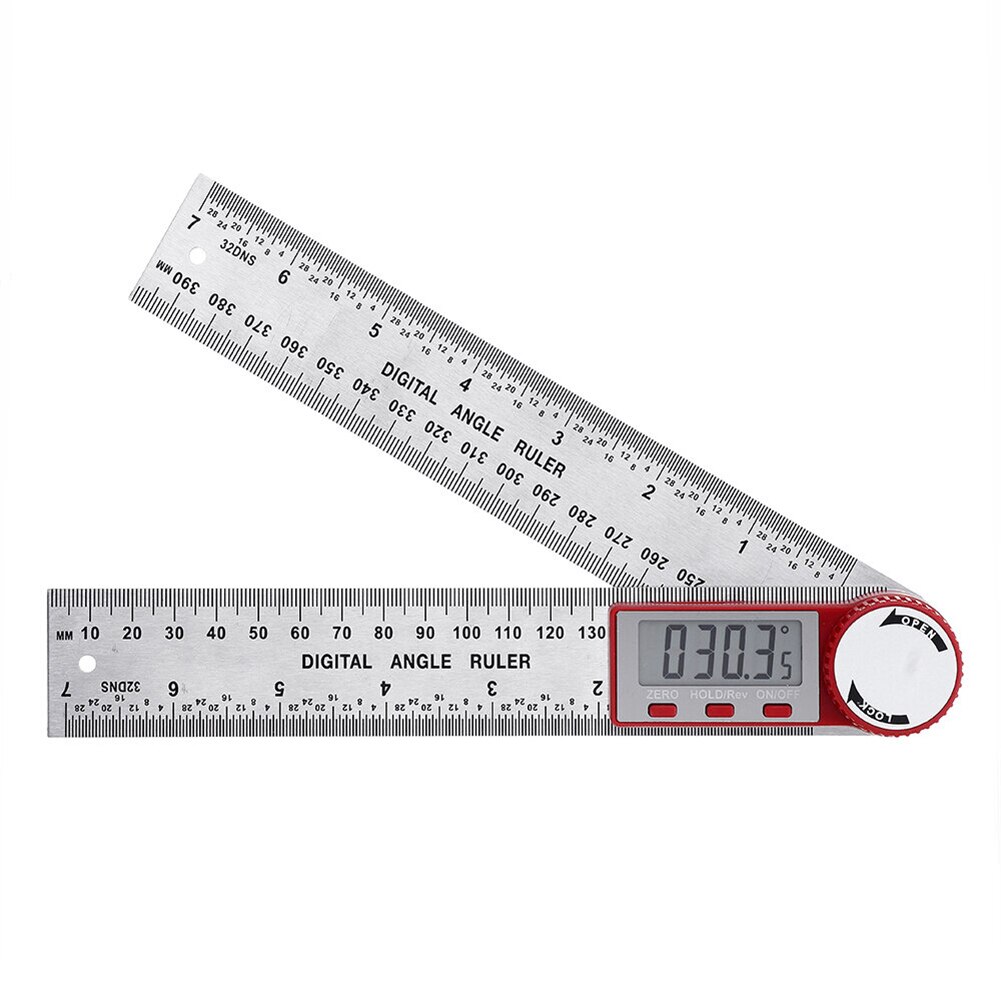 0-200mm/300mm Digital Meter Angle Inclinometer Angle Digital Ruler Electron Goniometer Protractor Angle finder Measuring Tools: 200M