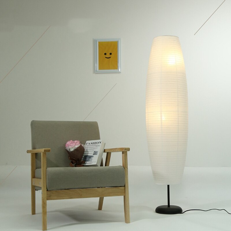 Rice Paper Floor Lamp Tall Lamp Lights Living Room Decor Special Paper Stand Lights Beside Lamp