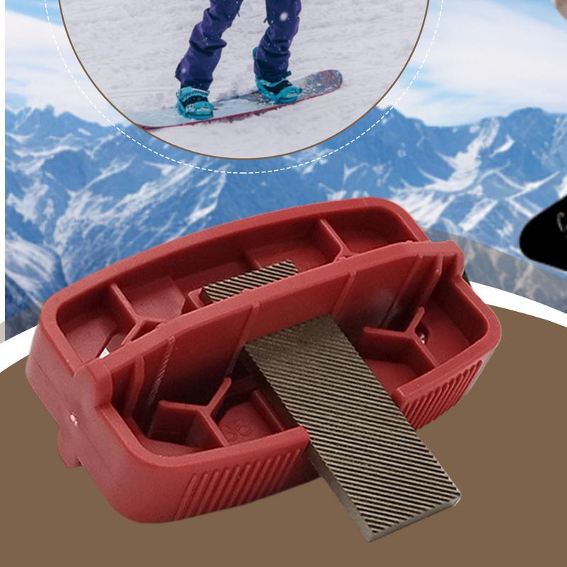 Kit de afinación biselada de borde de Snowboard, afilador de borde de esquí, herramienta de reparación de afinador de recortador, herramienta de afilado de patín, herramienta de ángulo de esquí lateral